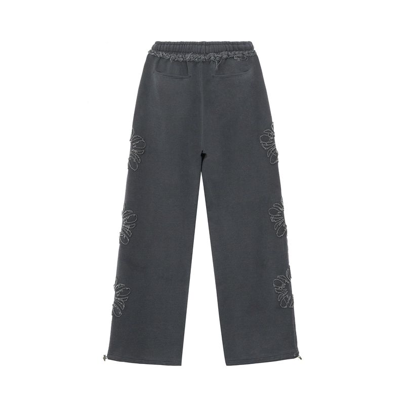 [ULKIN] MUGUNG Applique Sweatpants_Charcoal