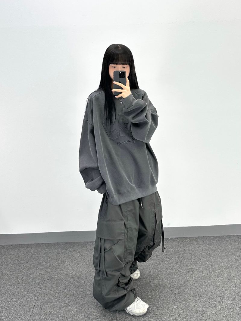 shirring strap cargo pants