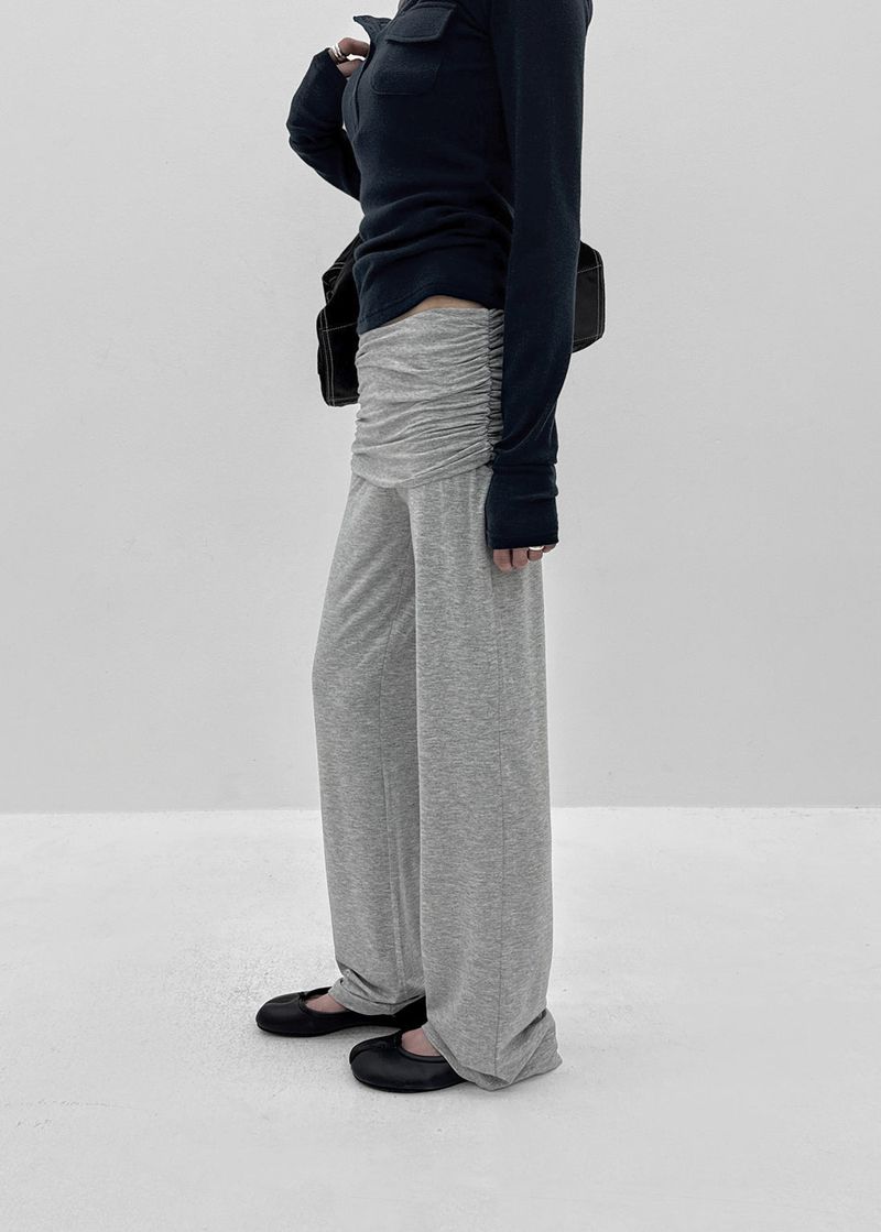 [MADE] Miseru Shirring Skirt-Pants