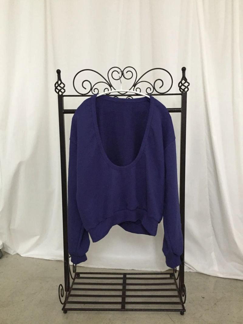 Deep U-Neck Sweatshirt
