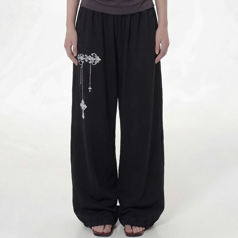 TRAP PANTS IN BLACK