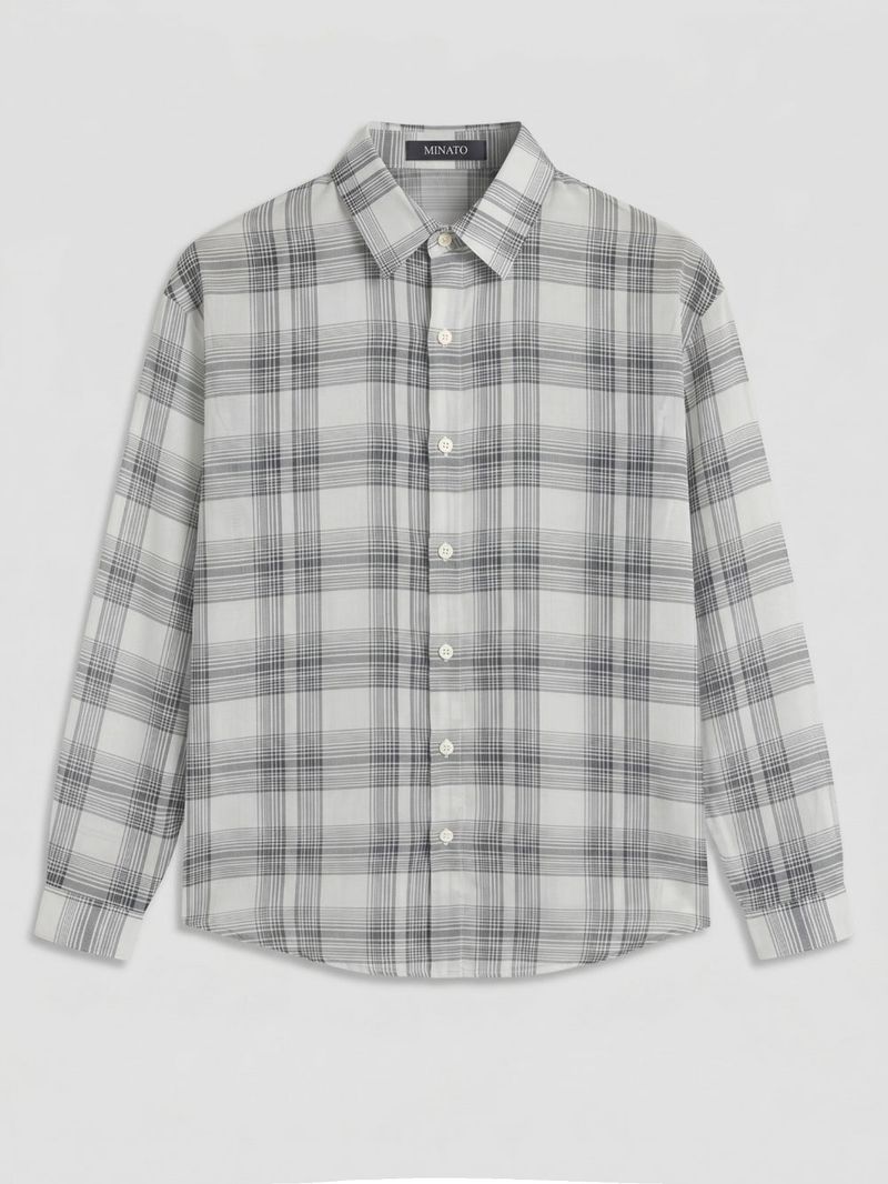Er See-Through Summer Check Shirt