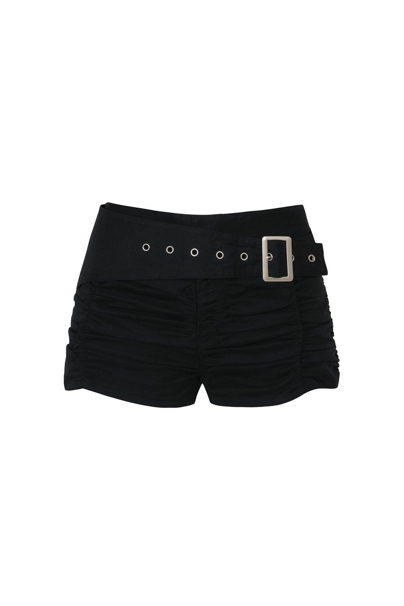 VIOLA BELTED SHORTS black