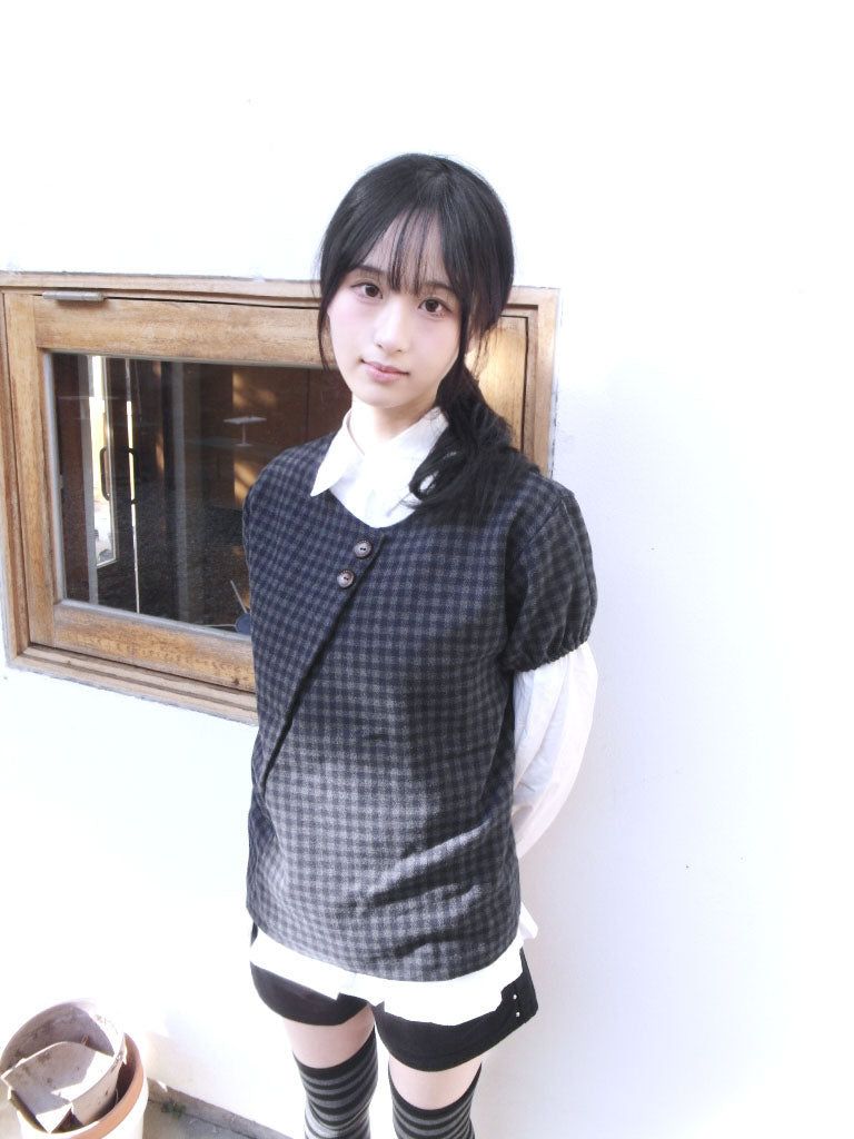 Check Layered Button Top (2colors)