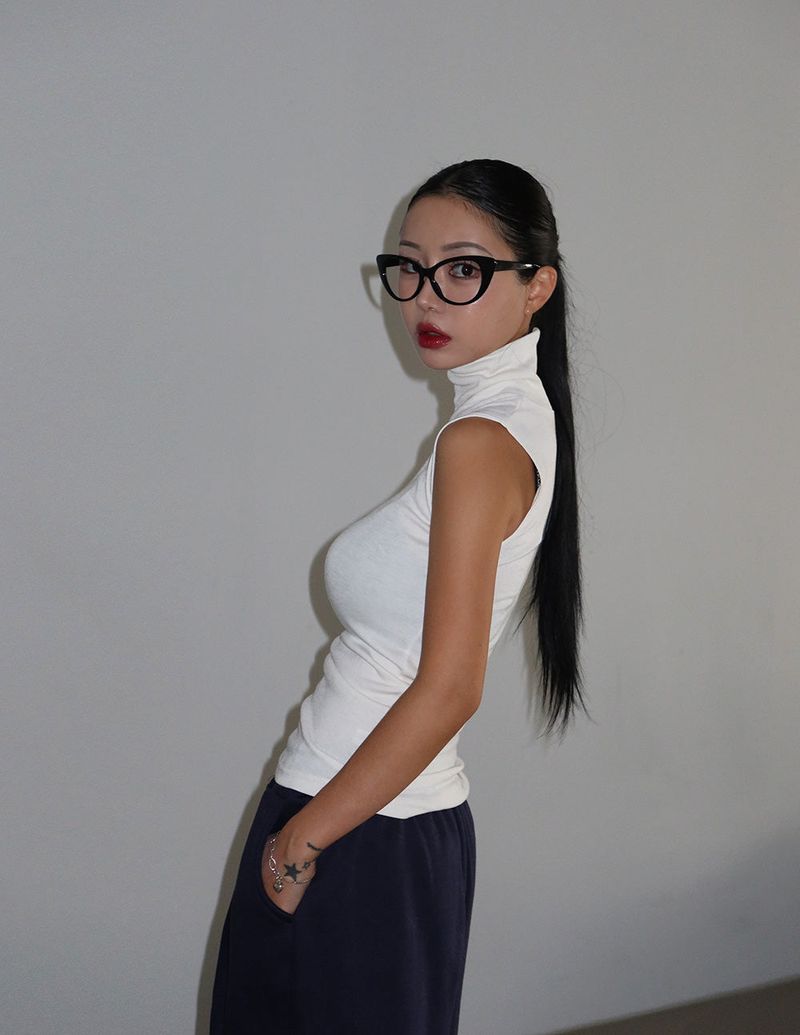 8 color napping pintuck banding wide pants
