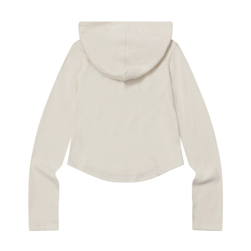 LEVEN WAFFLE KNIT HALF ZIP UP (2Color)