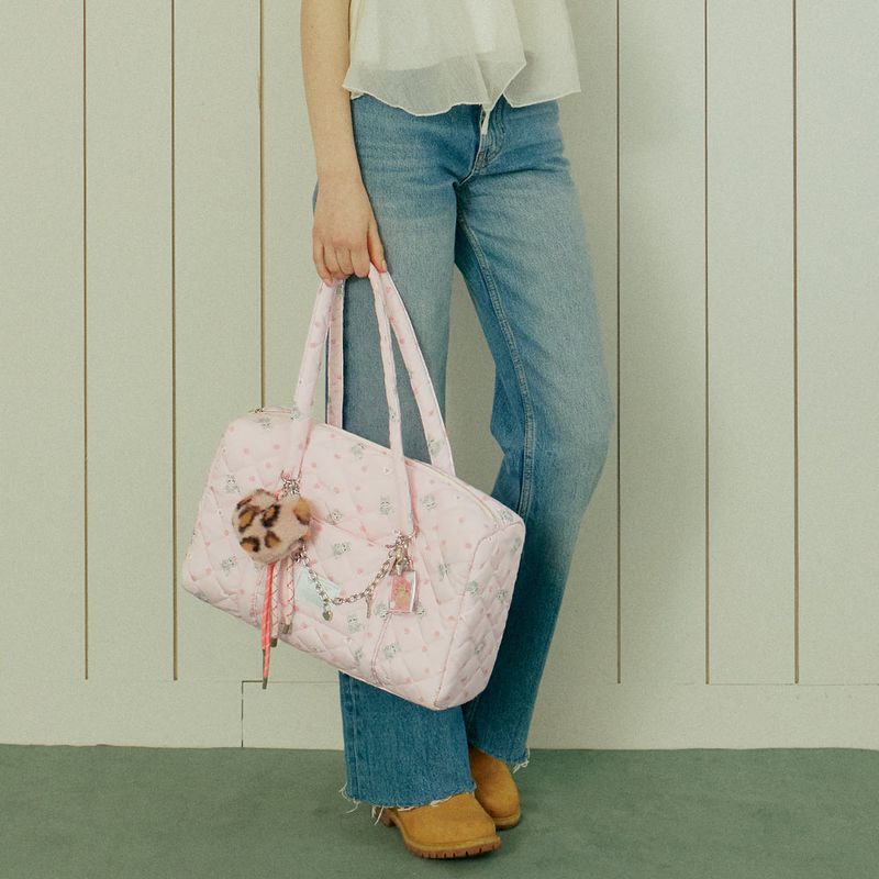 Coco Quilting Tote Shoulder Bag _ Pink