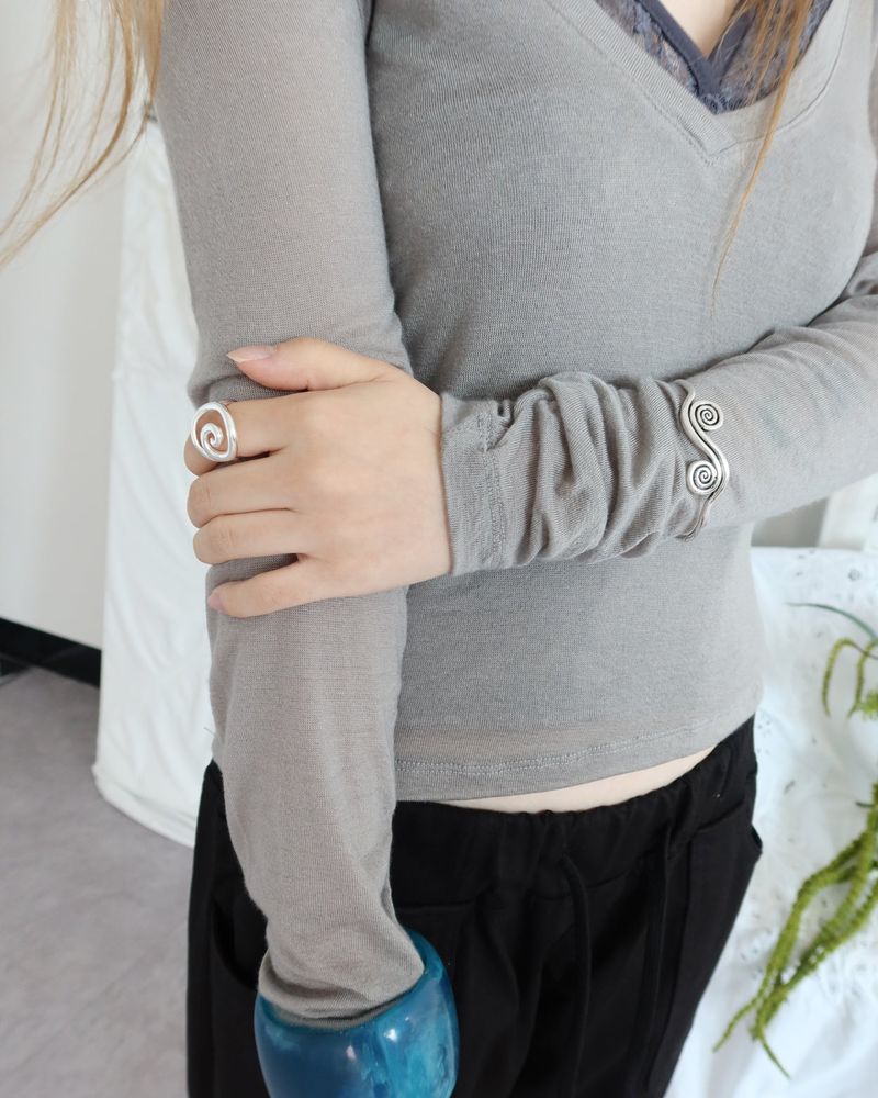 SPIRAL BANGLE BRACELET