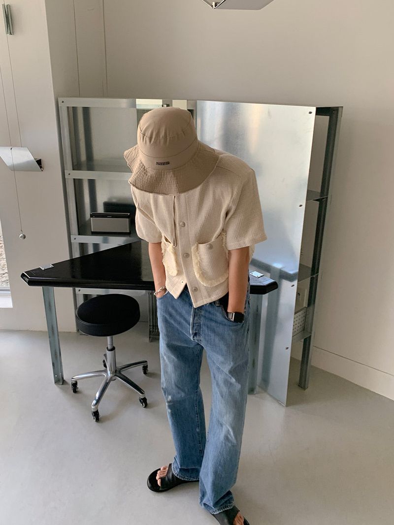 3 TAP Snap Tweed Jacket (2color)