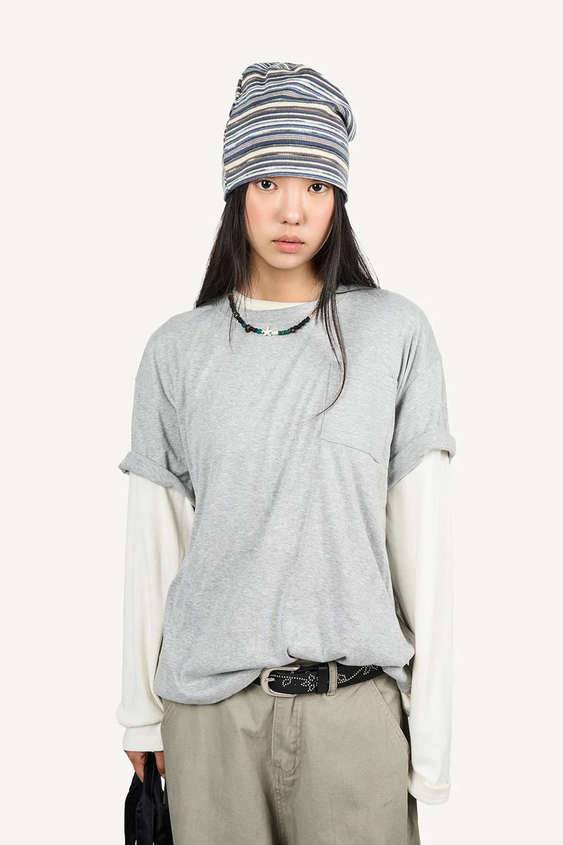Vintage Multi-Stripe Beanie