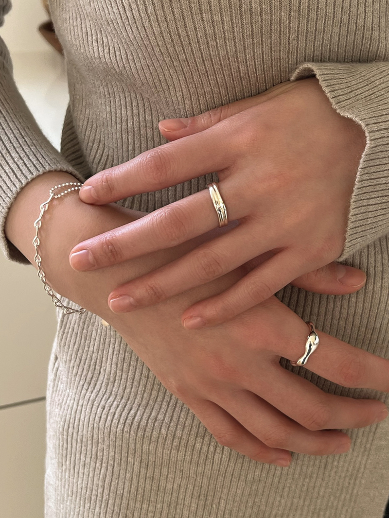 Gentle ring (silver) *1PCS
