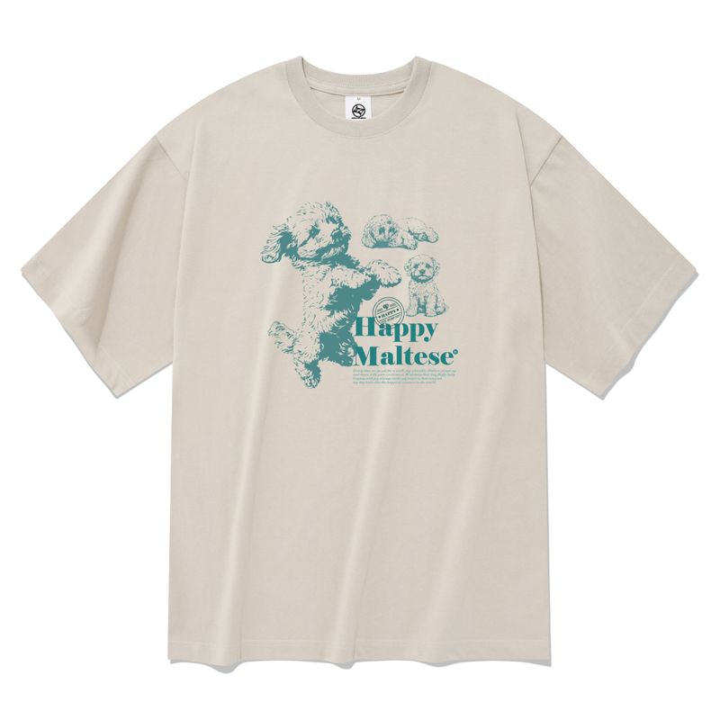 HAPPY MALTESE T-SHIRTS