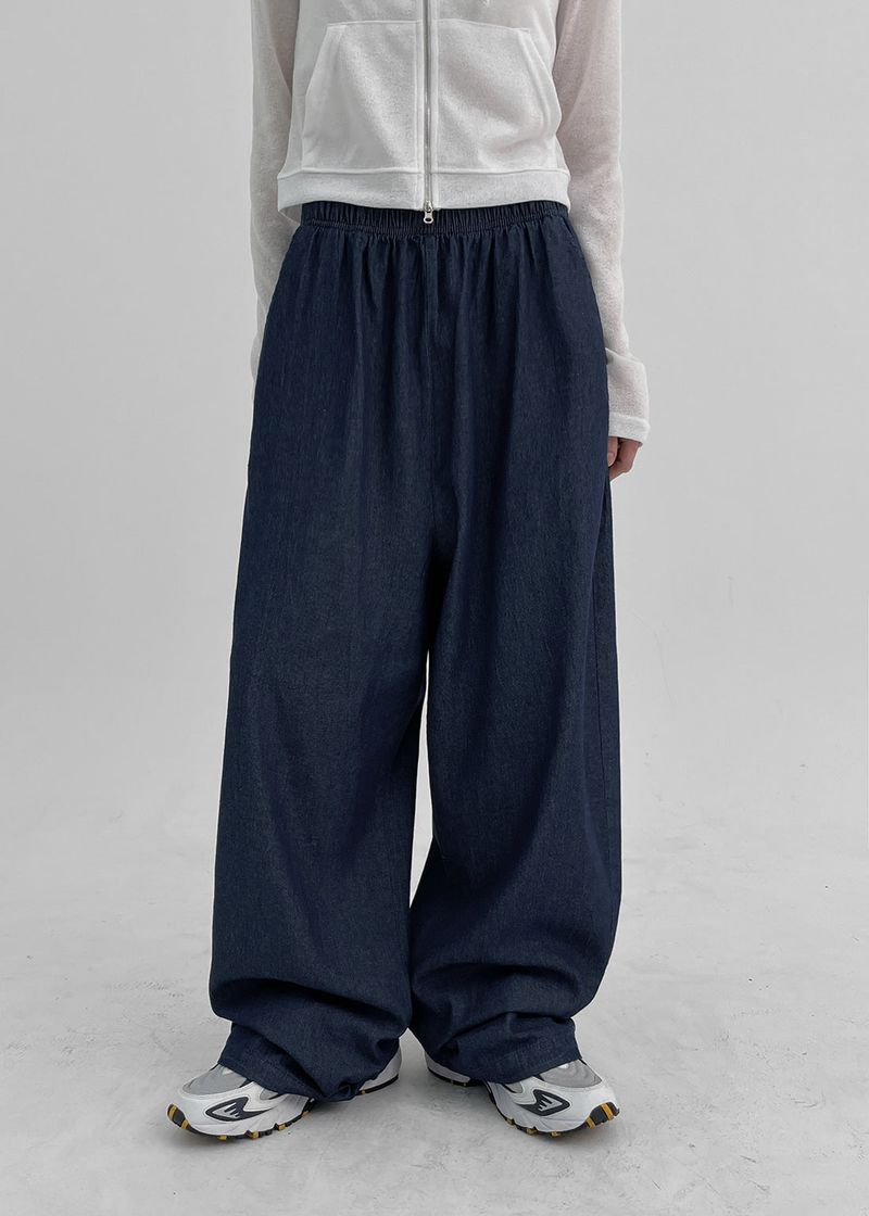 [MADE] Light Summer Banding Denim Pants