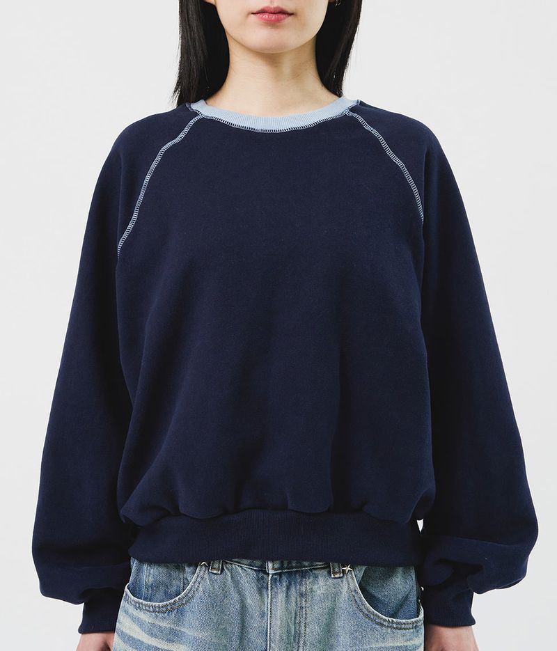 HIFIFNK(ハイファイファンク)の「(W) Lon Stitch Warm Sweatshirt (2color)(Tops)」