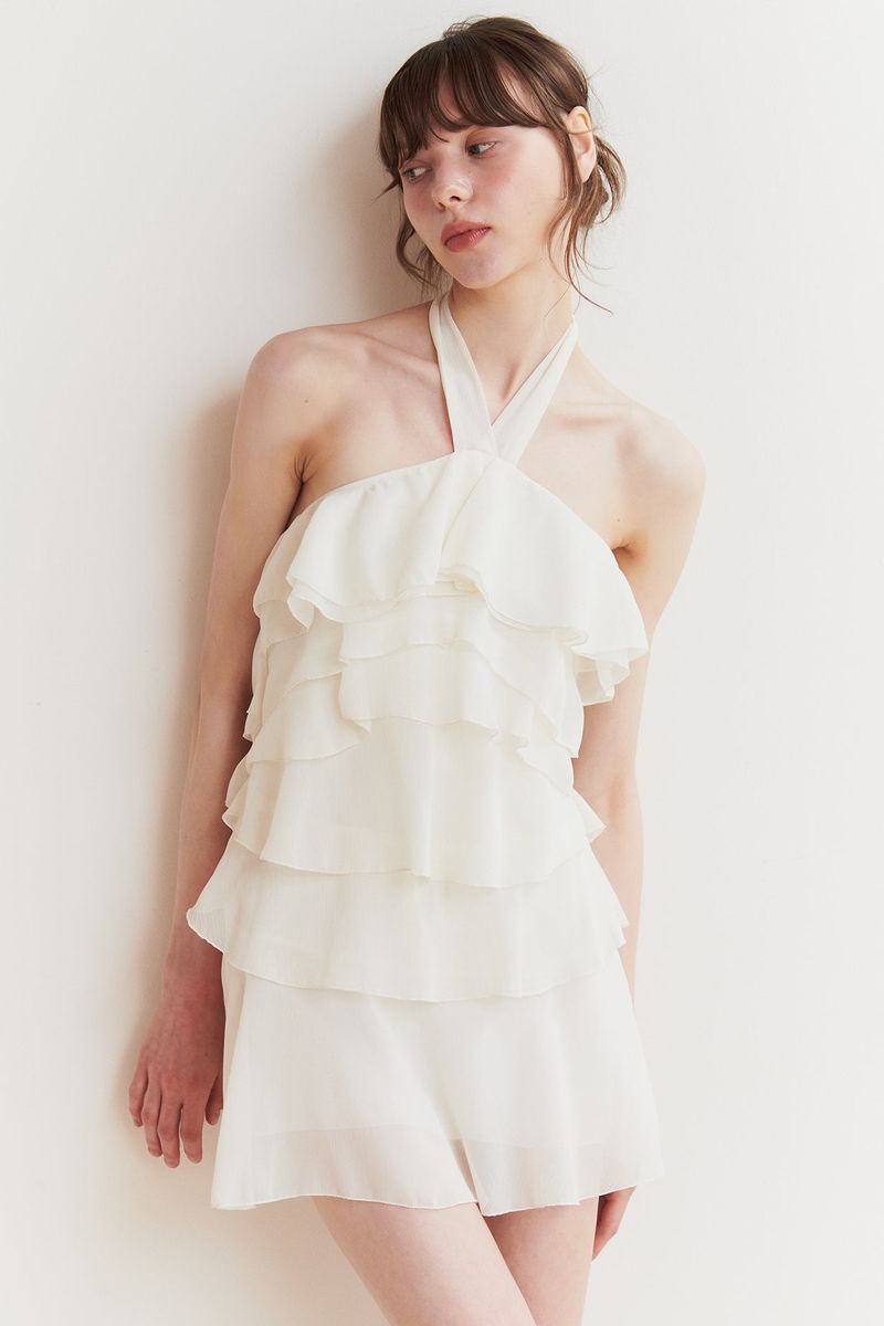 BALLON DRESS ivory