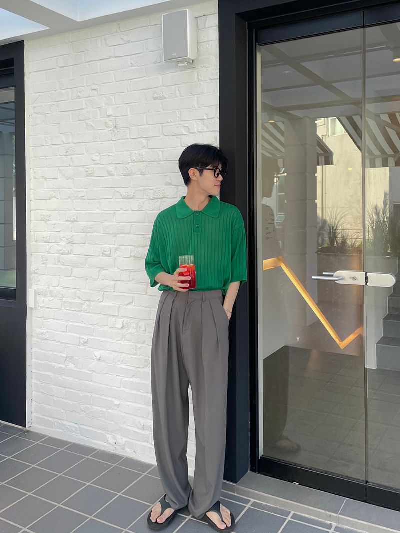 Berlin tension semi-wide slacks
