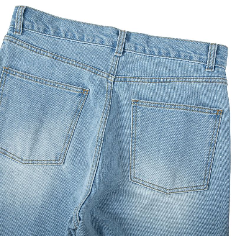Black Leech Denim Pants