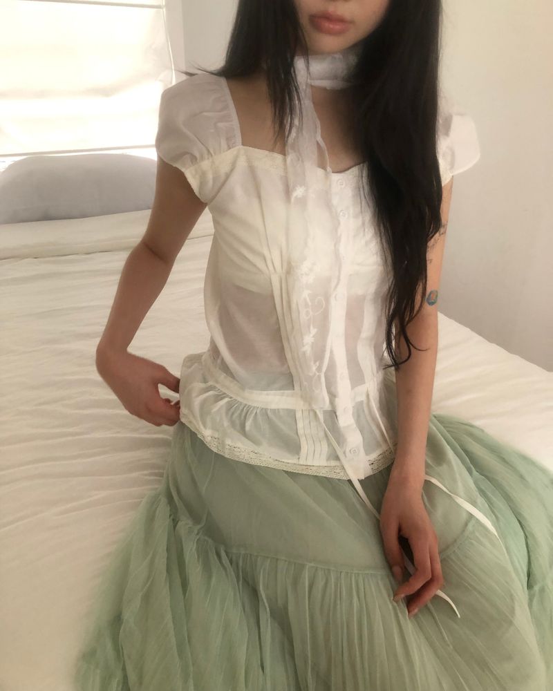 Bunch Flower Lace Scarf