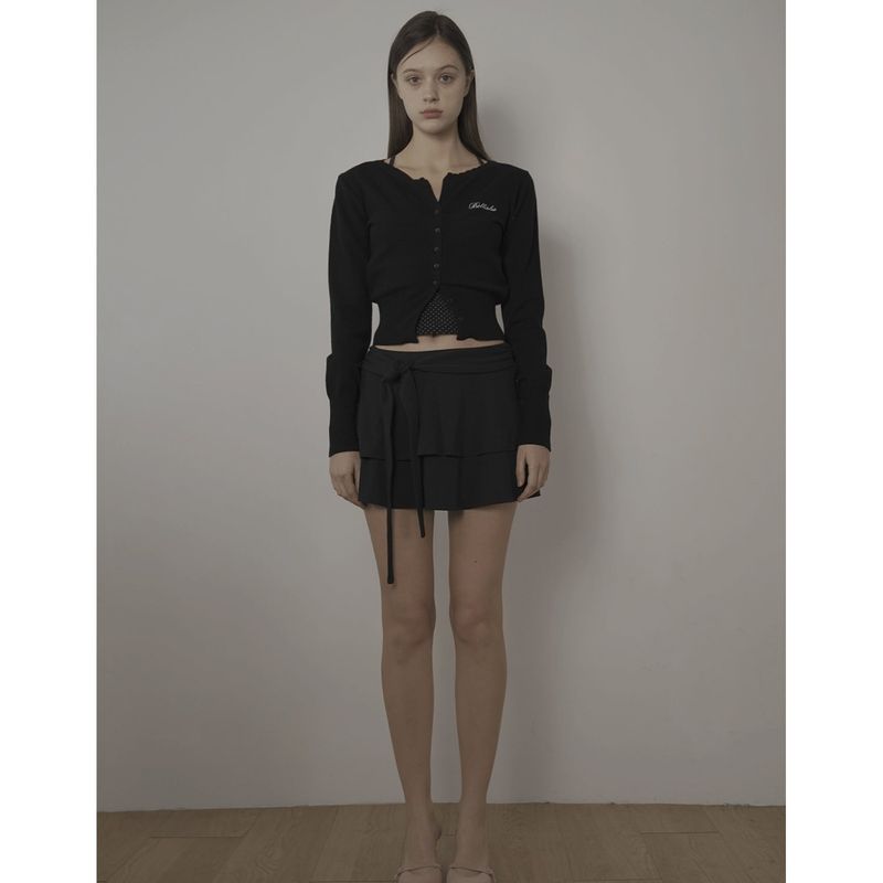 CUPCAKE CARDIGAN-BLACK
