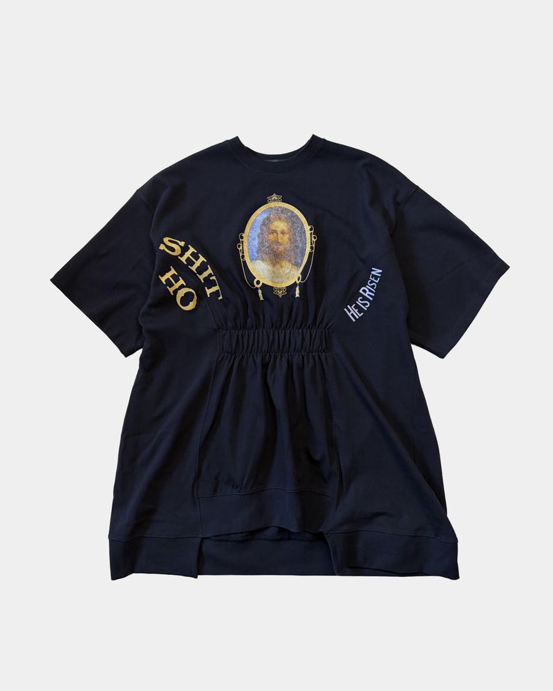 Graphic Boxy Sweat Top