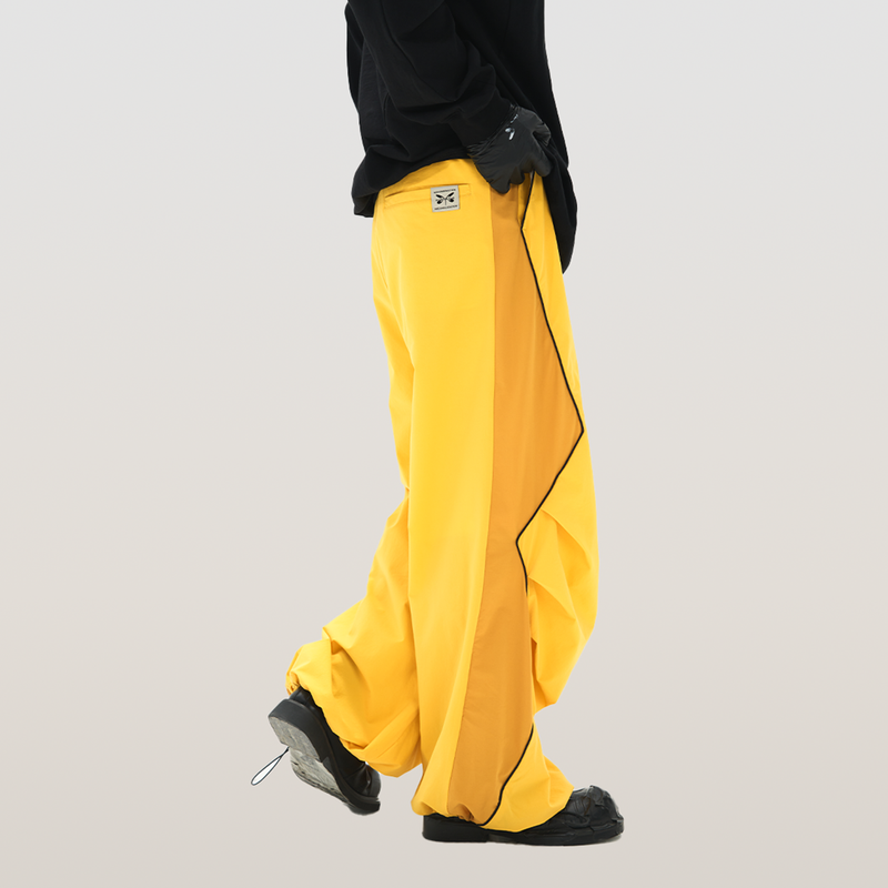 RELABEL 23AW Linear Deconstructed Split Patchwork Leisure Pants