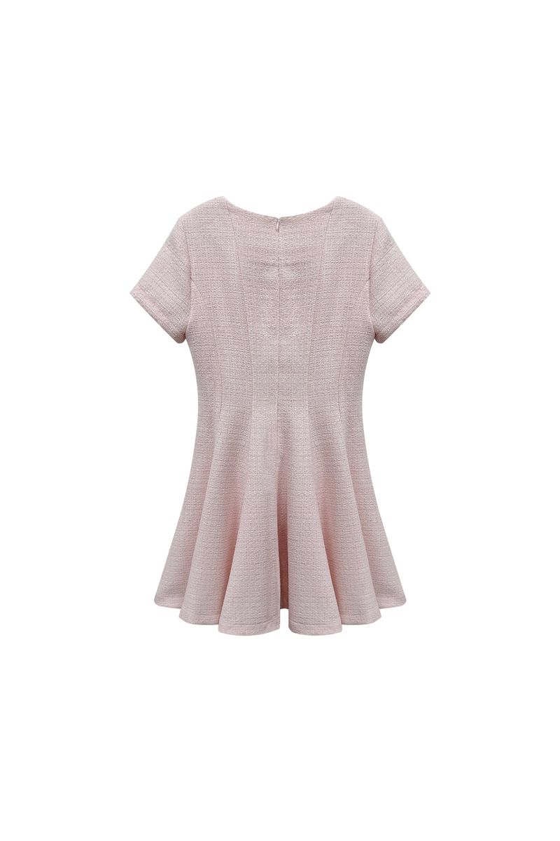 LANI TWEED DRESS / PINK