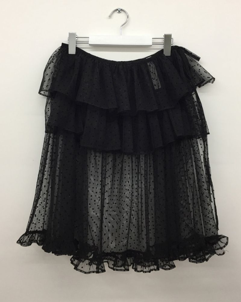 Glass Dot Layer Skirt (3color)