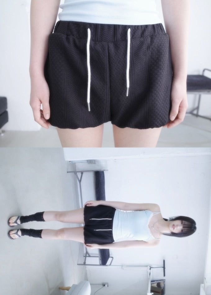 myorang（ミョラン）の「ソイパンプキンニットショートパンツ（2color）（Pants）」