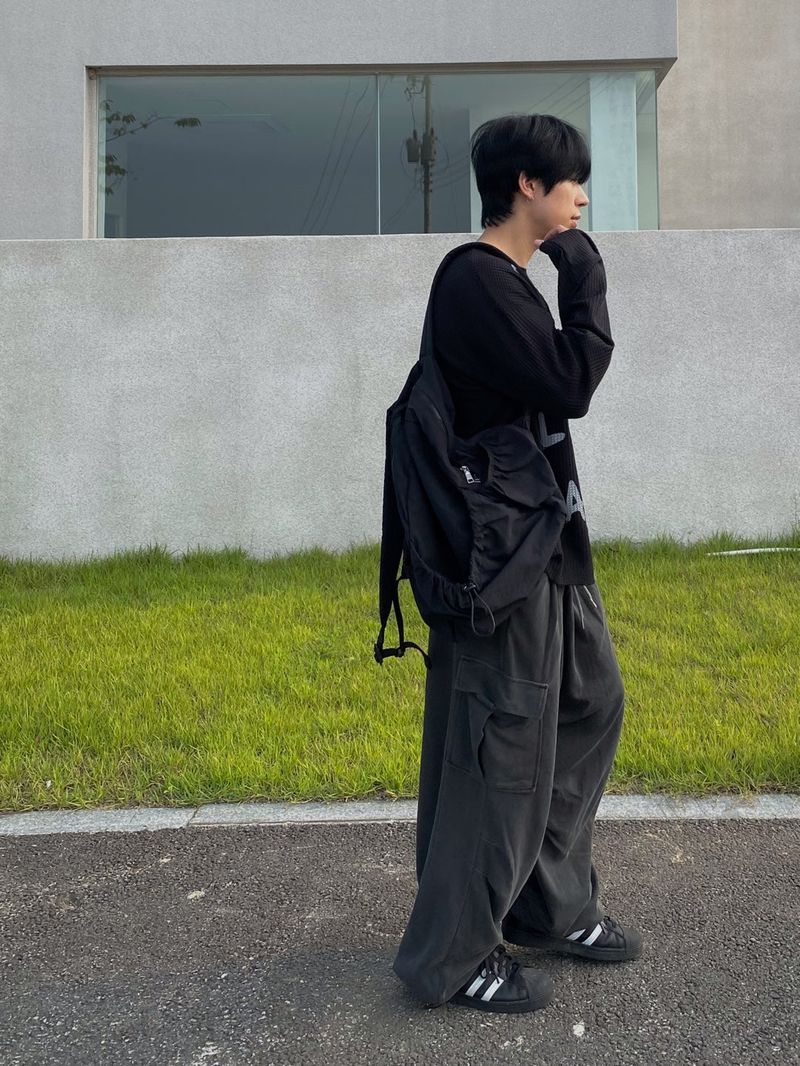 Pigment Stper Cargo Balloon Pants 2C