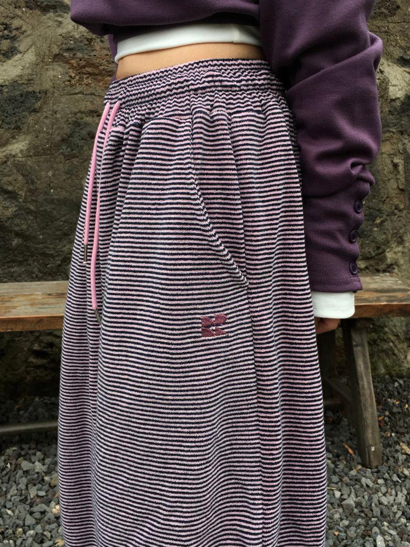 [Ritcore MADE] Striped Terry Wide Pants (3c)