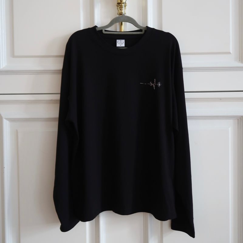 Garden long sleeve T (black)