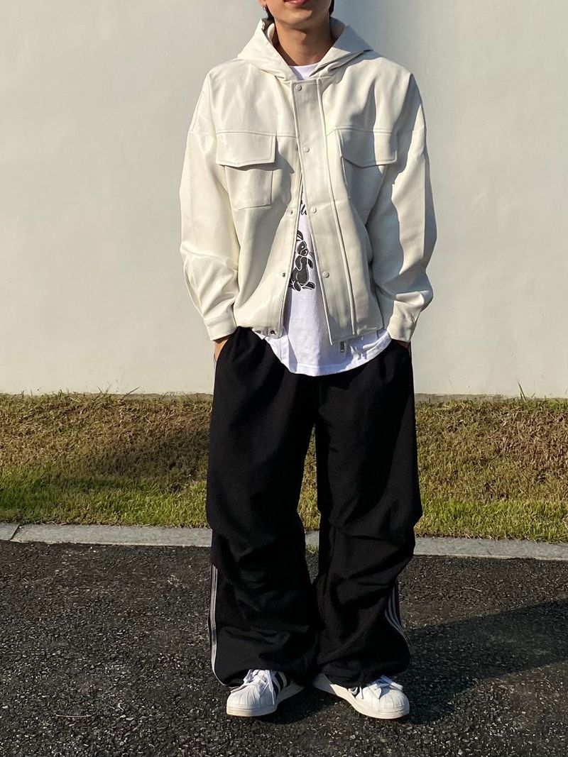 Triple Tape Parachute Nylon Pants 2C