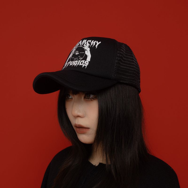 Hierarchy Studios(ヒエラルキースタジオ)の「HIERARCHY STUDIOS Spellbound - Black Spellbound Trucker Cap(Hats)」