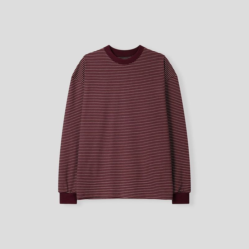 Premium Color Stripe Long sleeved T (5color)