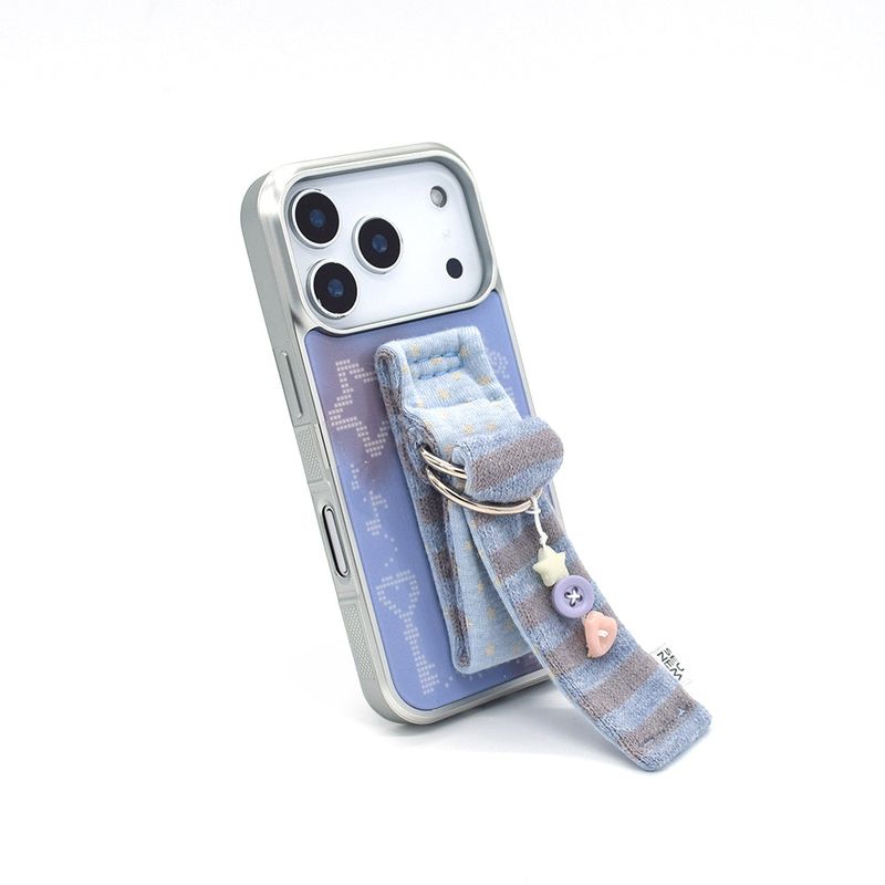 SUN CASE BUTTON BELT BLUE