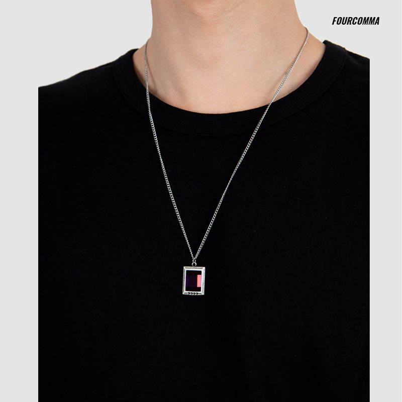 GEM STONE V NECKLACE