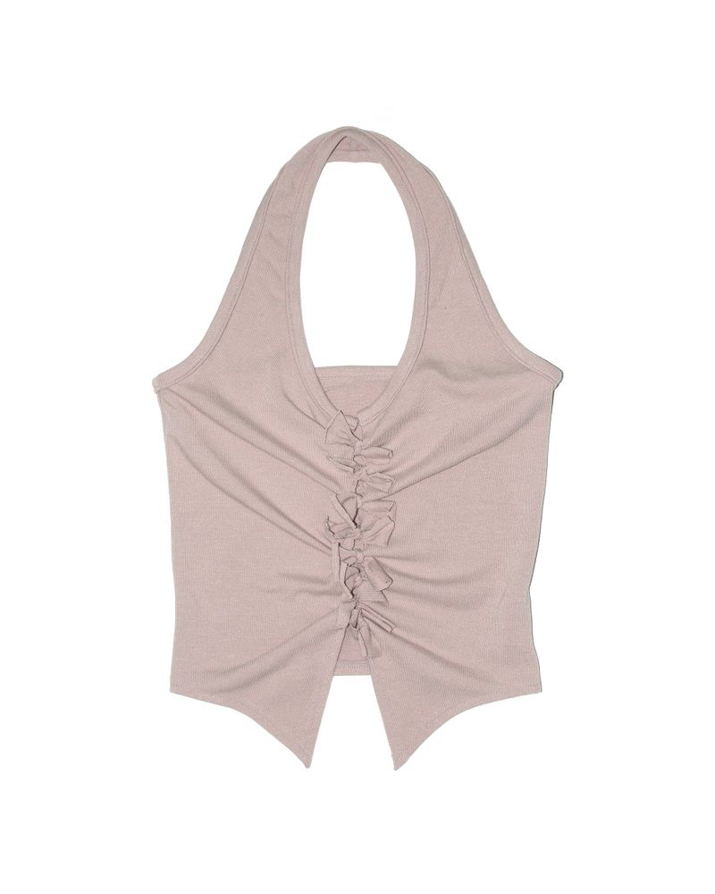TAAE（テ）の「[MADE] Knotted Halter-neck Top 003（Tops）」
