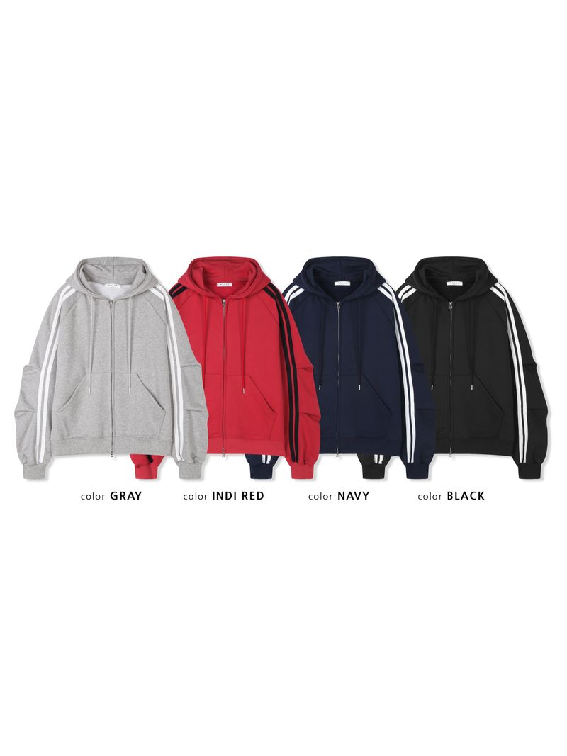 Seconds Track Tuck Hoodie Zip-Up