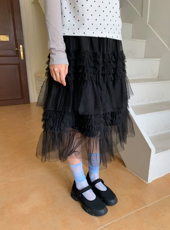 Mion See-through Color Socks