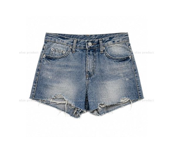 Perry Back Pocket Short Denim Shorts