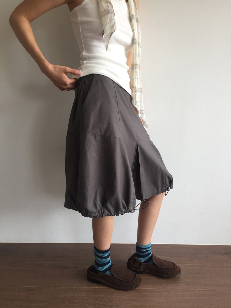 Soon String Balloon Skirt (2color)