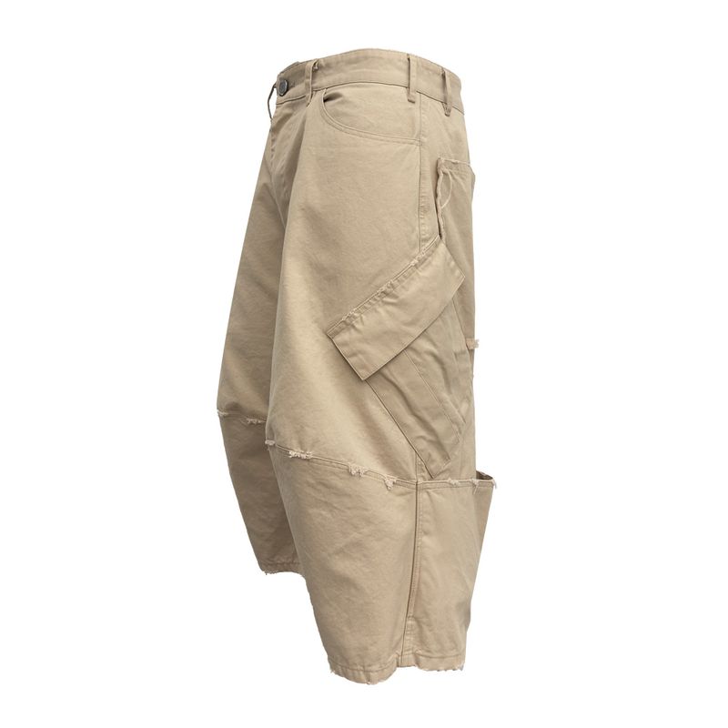 VTG BACK BOOTS CARGO SHORTS_BEIGE