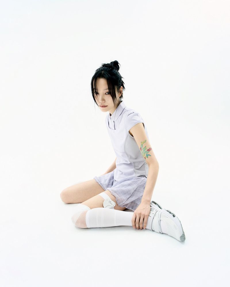 Detachable Collar T-shirt / Grey