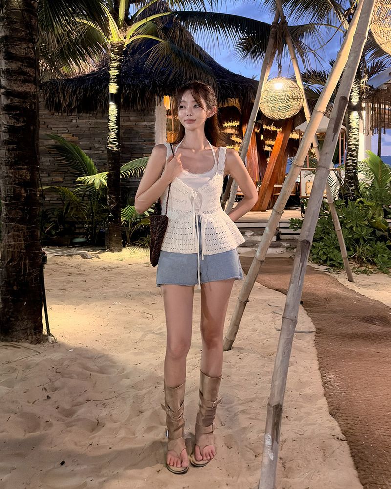 Kite denim short pants