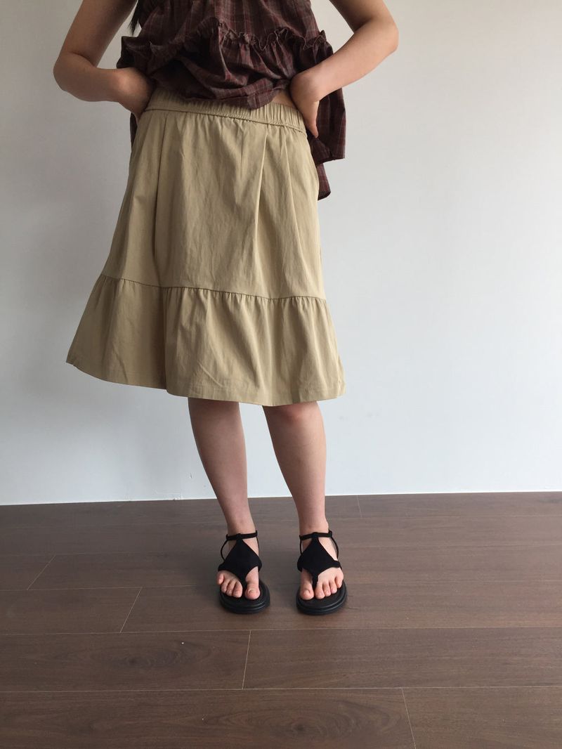 suede strap sandals (2color)