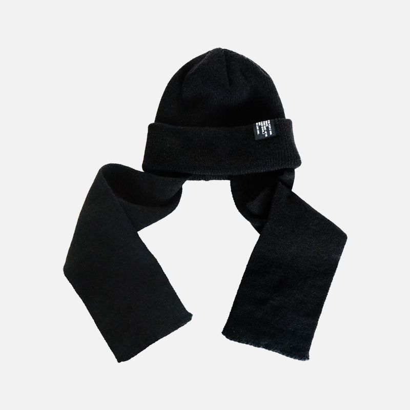 WOOR（ウール）の「EAR WARMER BEANIE (BLACK)（Hats）」