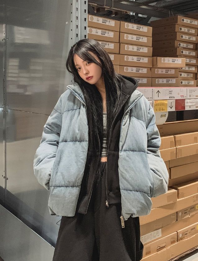 Oti Rivet Brushed Hood Zip Up