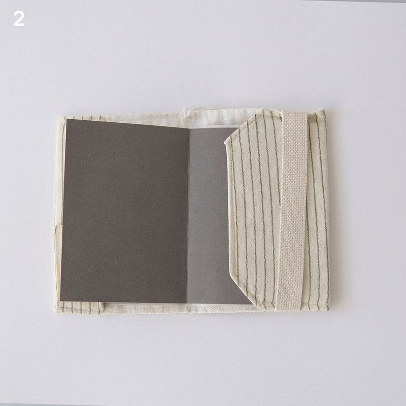 [MADE] Window stripe book cover_Sky blue