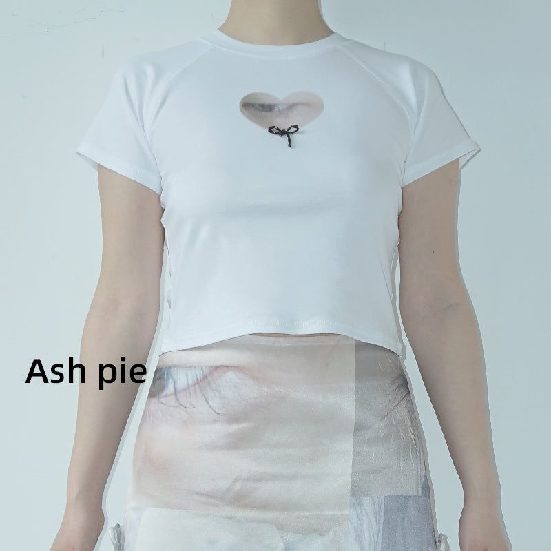 Tight printed T-shirt