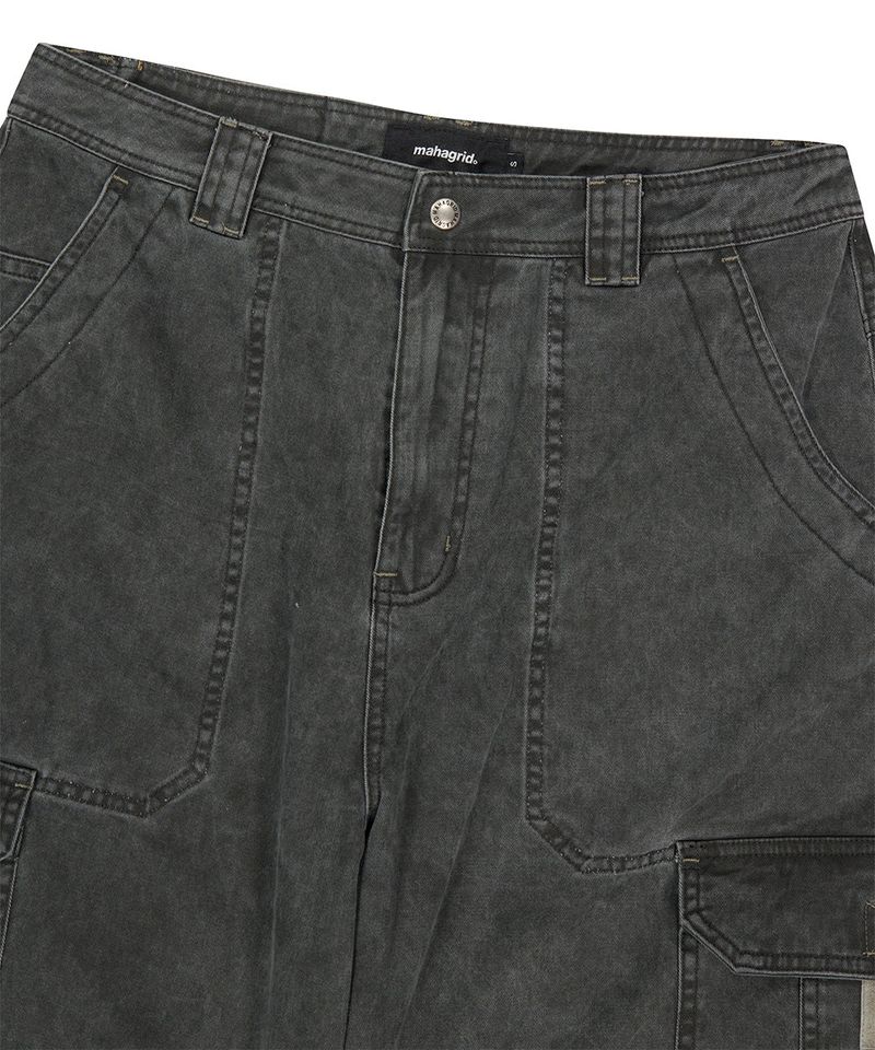 BERMUDA UTILITY CARGO SHORTS_CHARCOAL